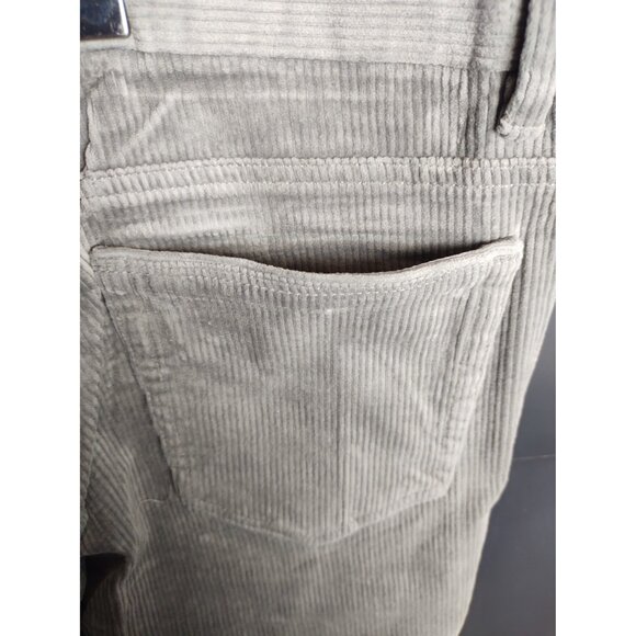Snover Men’s Grey Corduroy Chino Pants Straight Leg Stretch Fit NWT - Picture 7 of 10